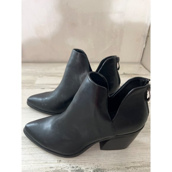 Michael by Michael Shannon Aubrey woman’s black ankle boots size 9 - Picture 4 of 5